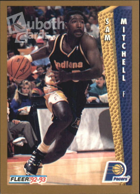 NBA 1992-93 Fleer - No. 351 - Sam Mitchell