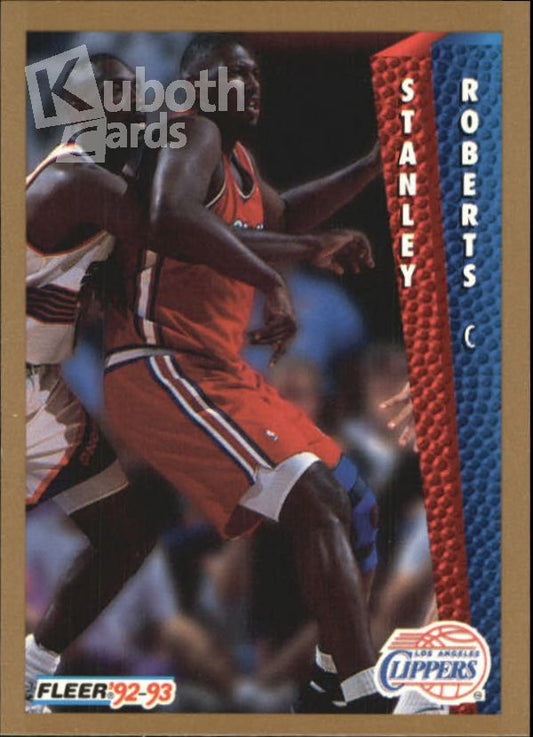 NBA 1992-93 Fleer - No. 357 - Stanley Roberts