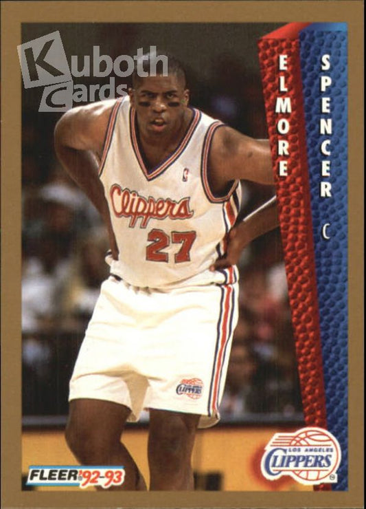 NBA 1992-93 Fleer - No. 358 - Elmore Spencer