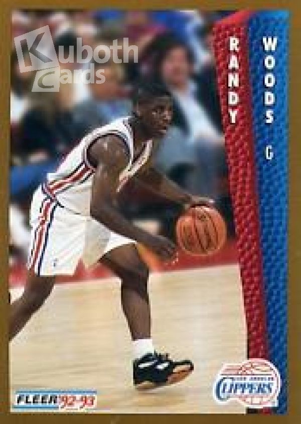 NBA 1992-93 Fleer - No. 361 - Randy Woods