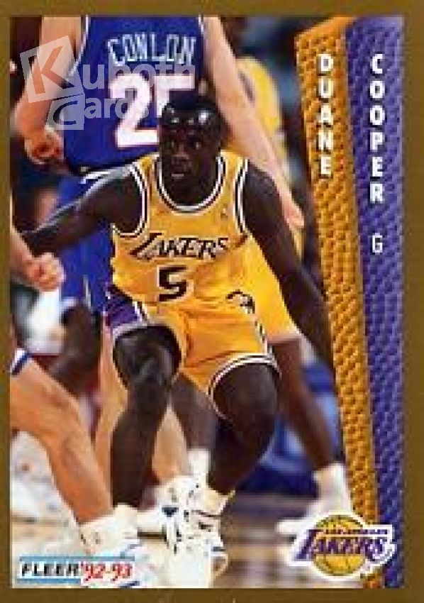 NBA 1992-93 Fleer - No. 362 - Duane Cooper