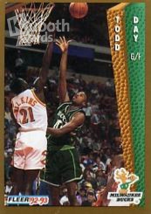 NBA 1992-93 Fleer - No. 372 - Todd Day