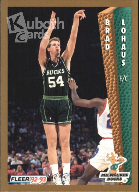 NBA 1992-93 Fleer - No 374 - Brad Lohaus