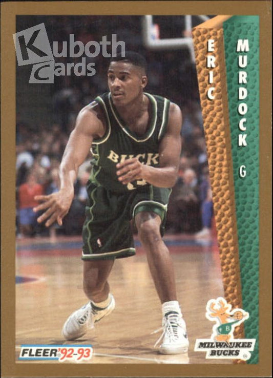 NBA 1992-93 Fleer - No. 376 - Eric Murdock