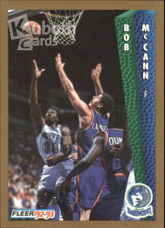 NBA 1992-93 Fleer - No. 380 - Bob McCann