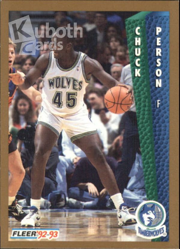 NBA 1992-93 Fleer - No. 381 - Chuck Person