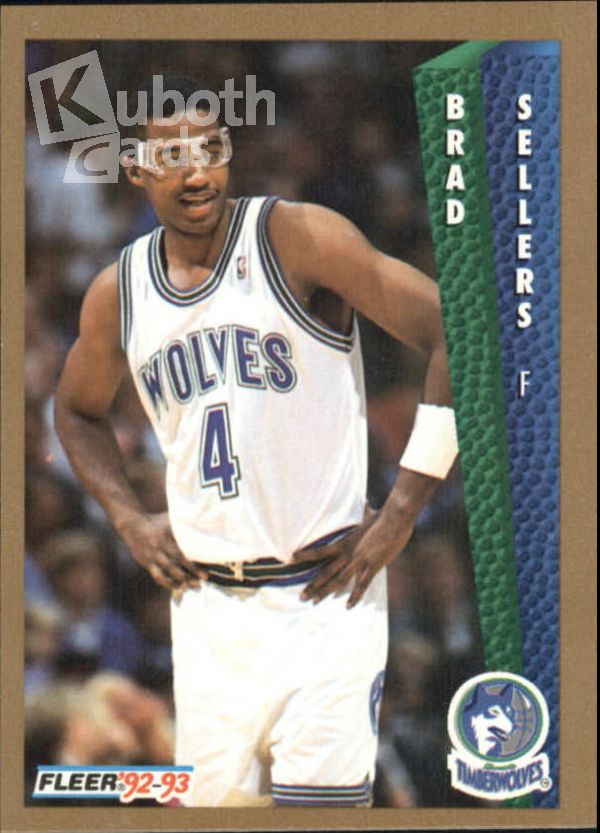 NBA 1992-93 Fleer - No. 382 - Brad Sellers