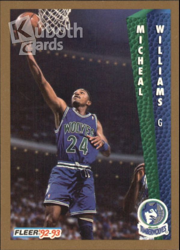 NBA 1992-93 Fleer - No 384 - Michael Williams