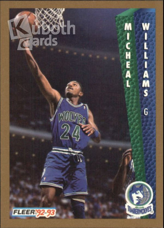 NBA 1992-93 Fleer - No. 384 - Michael Williams