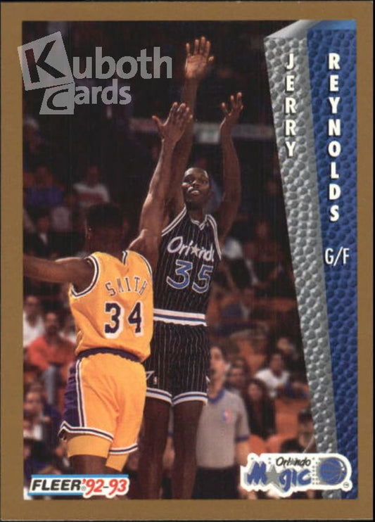 NBA 1992-93 Fleer - No 402 - Jerry Reynolds