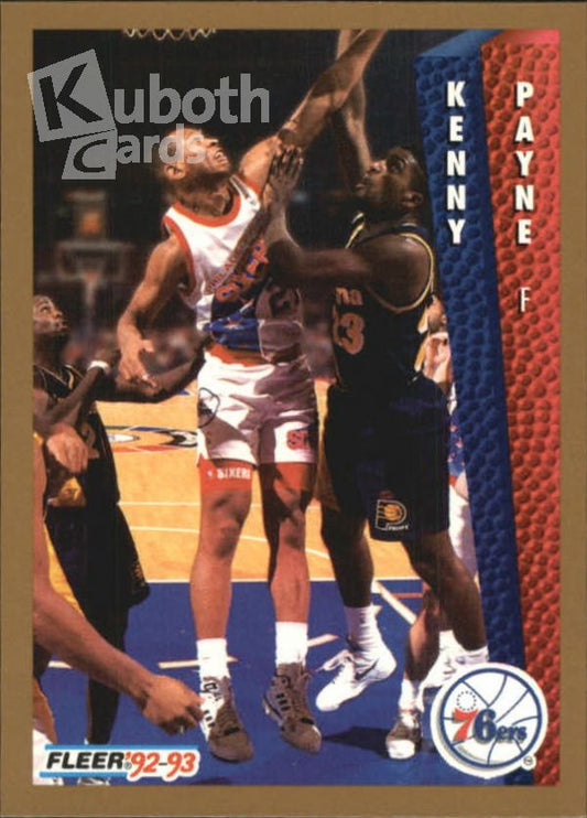 NBA 1992-93 Fleer - No 407 - Kenny Payne