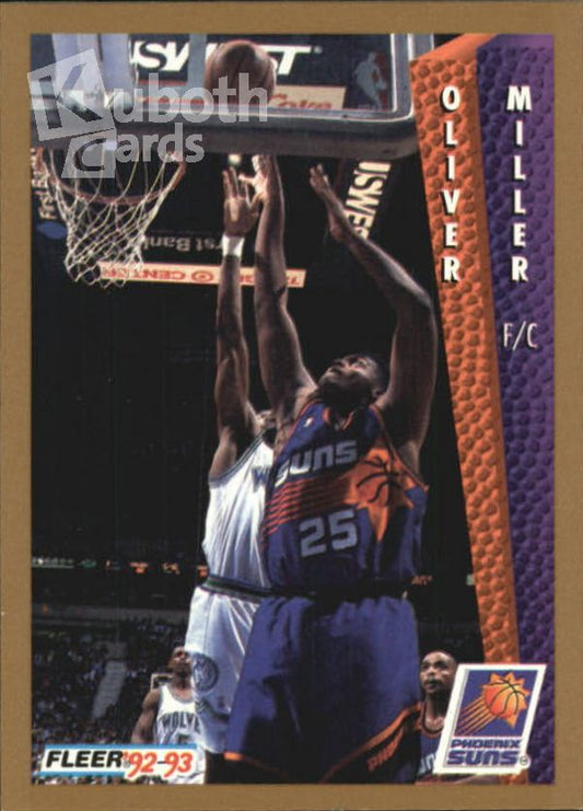 NBA 1992-93 Fleer - No. 413 - Oliver Miller