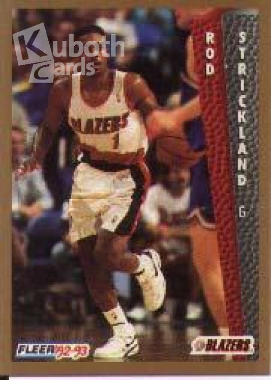 NBA 1992-93 Fleer - No. 420 - Rod Strickland