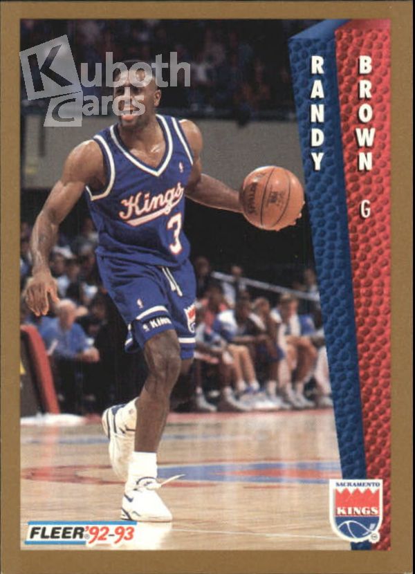 NBA 1992-93 Fleer - No. 421 - Randy Brown