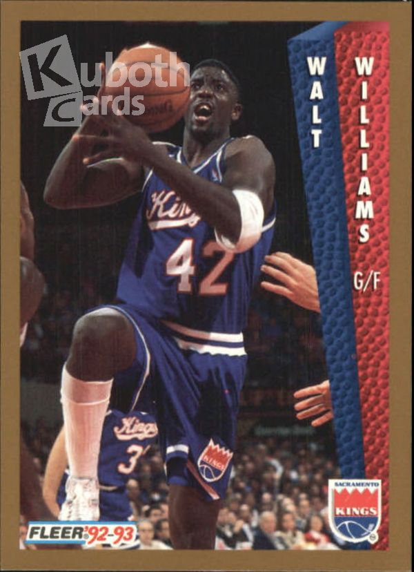 NBA 1992-93 Fleer - No. 424 - Walt Williams