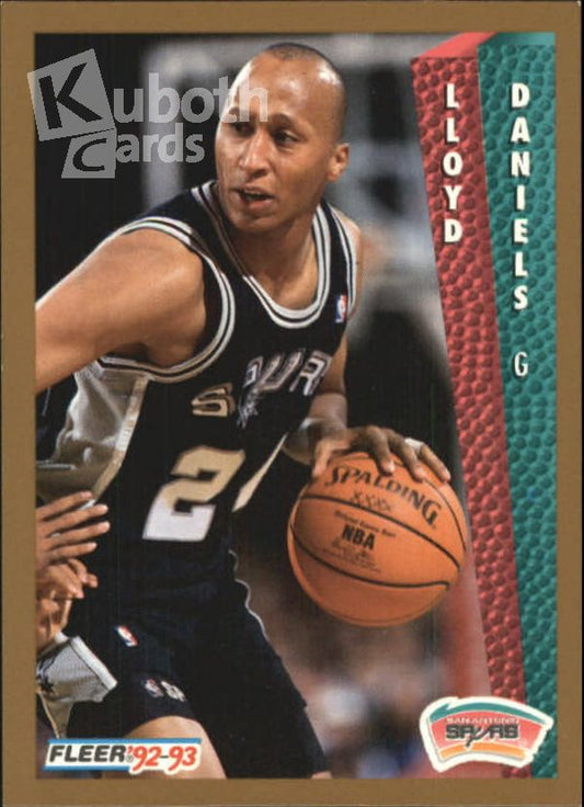 NBA 1992-93 Fleer - No. 425 - Lloyd Daniels