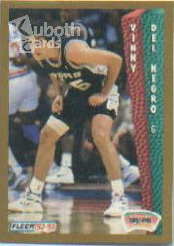 NBA 1992-93 Fleer - No. 426 - Vinny del Negro