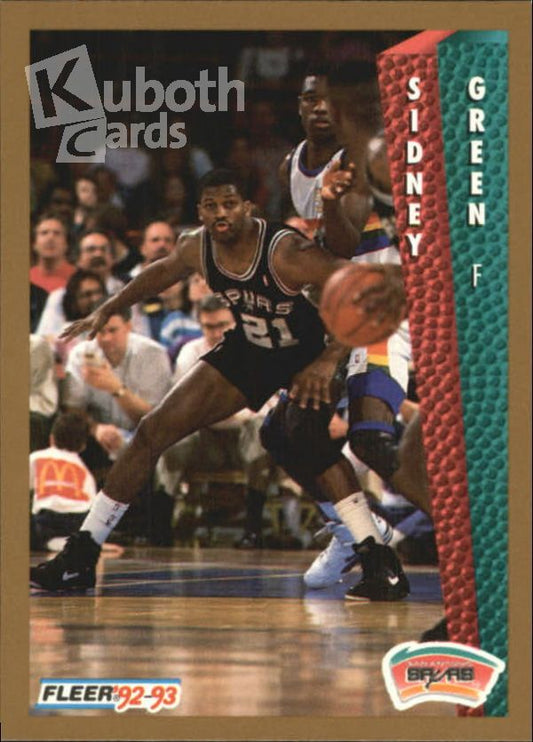 NBA 1992-93 Fleer - No. 428 - Sandy Green