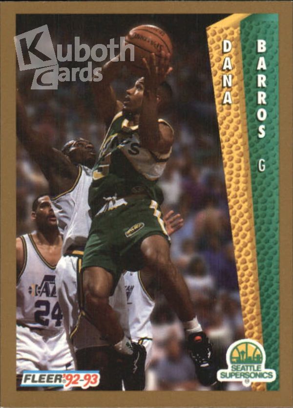 NBA 1992-93 Fleer - No. 430 - Dana Barros