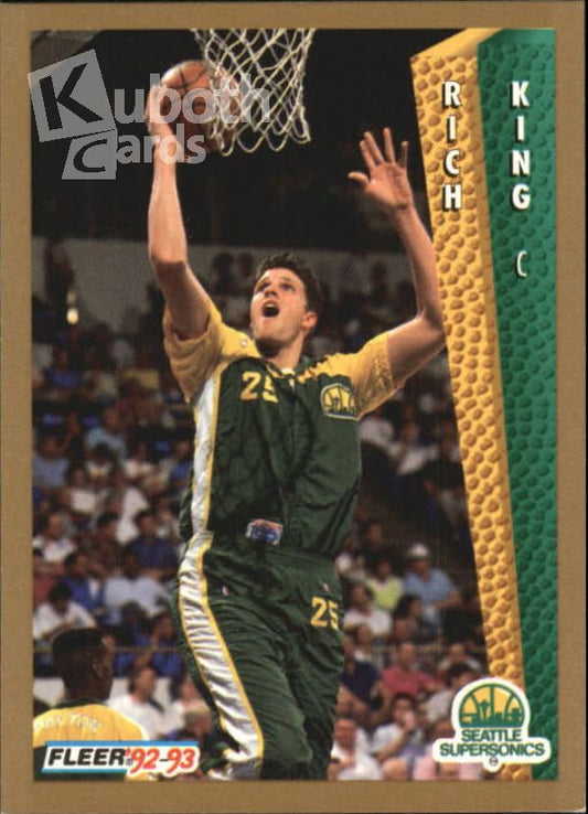 NBA 1992-93 Fleer - No. 431 - Rich King