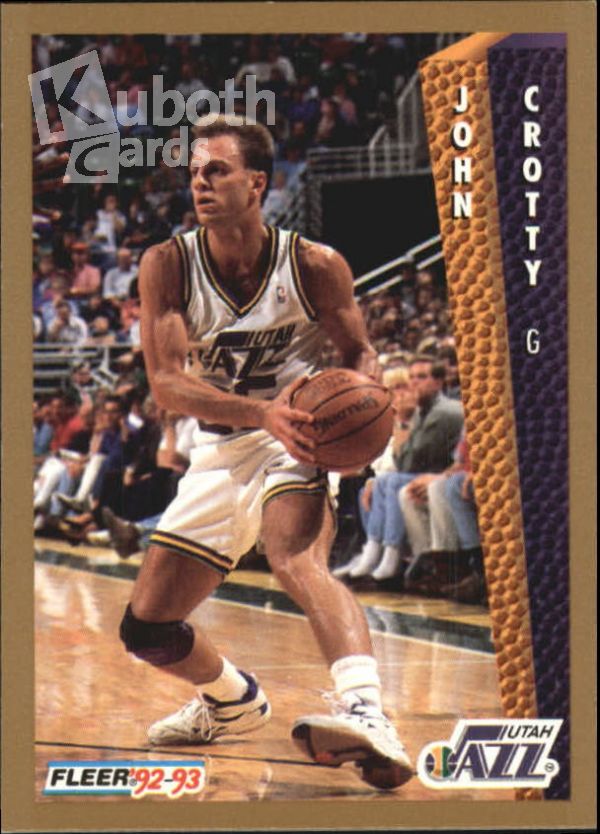 NBA 1992-93 Fleer - No. 433 - John Crotty