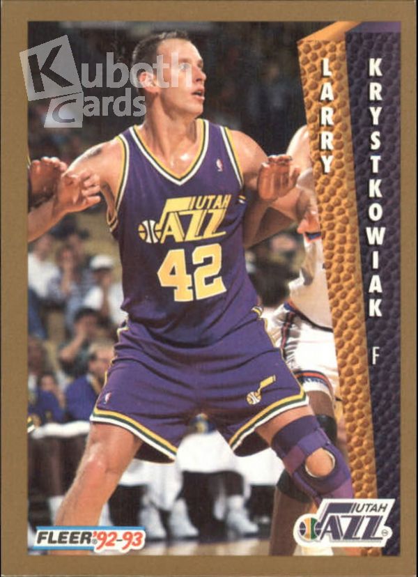 NBA 1992-93 Fleer - No. 436 - Larry Krystkowiak