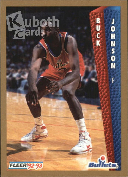 NBA 1992-93 Fleer - No. 438 - Buck Johnson