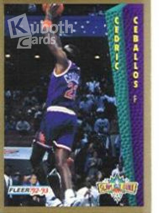 NBA 1992-93 Fleer - No. 275 - Cedric Ceballos