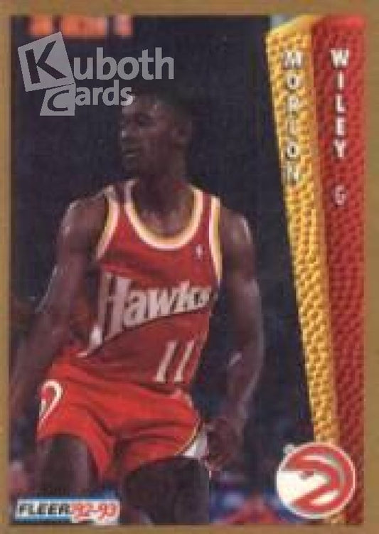 NBA 1992-93 Fleer - No. 304 - Morlon Wiley