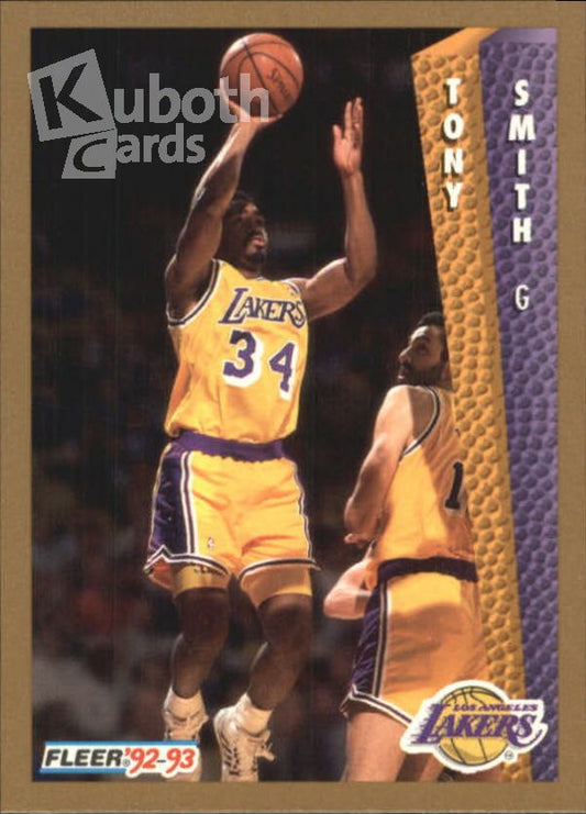 NBA 1992-93 Fleer - No 365 - Tony Smith