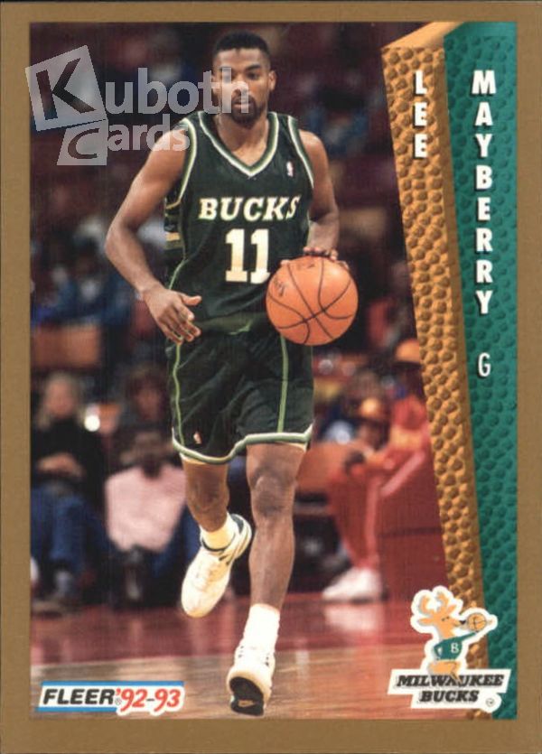 NBA 1992-93 Fleer - No. 375 - Lee Mayberry