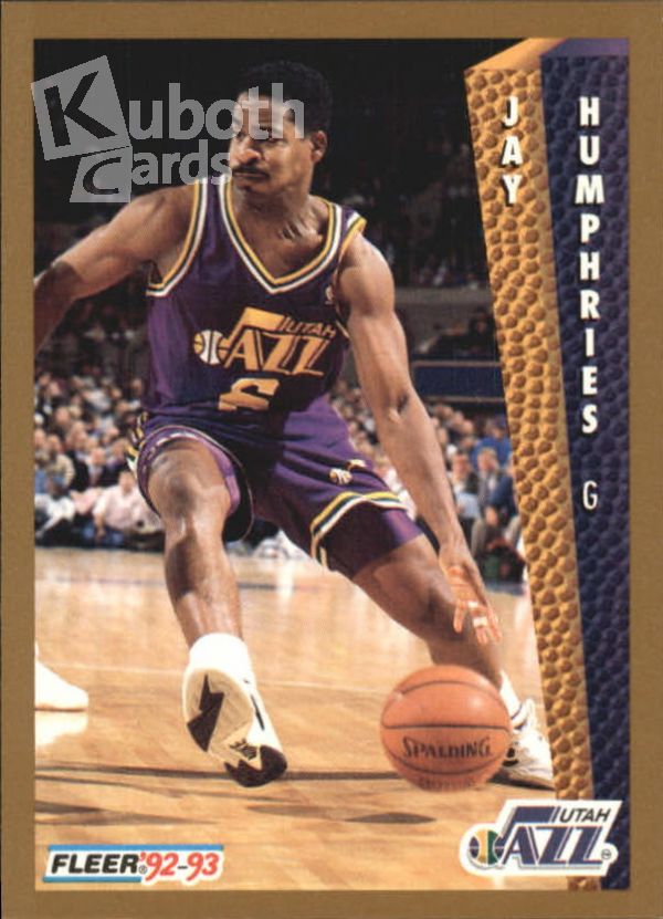 NBA 1992-93 Fleer - No. 435 - Jay Humphries