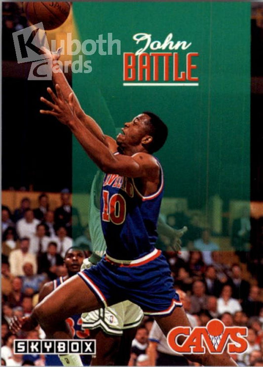 NBA 1992-93 SkyBox - No. 37 - John Battle