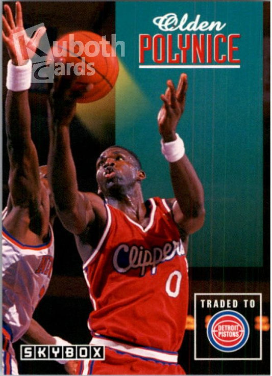 NBA 1992-93 SkyBox - No 109 - Olden Polynice