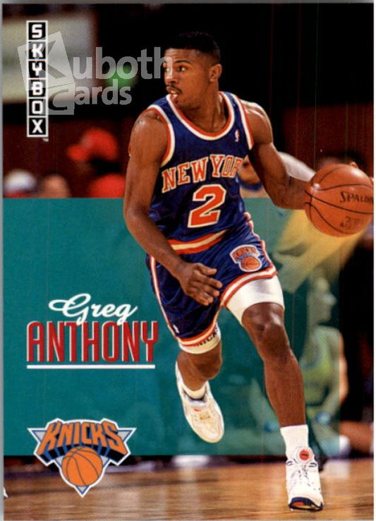 NBA 1992-93 SkyBox - No 160 - Greg Anthony