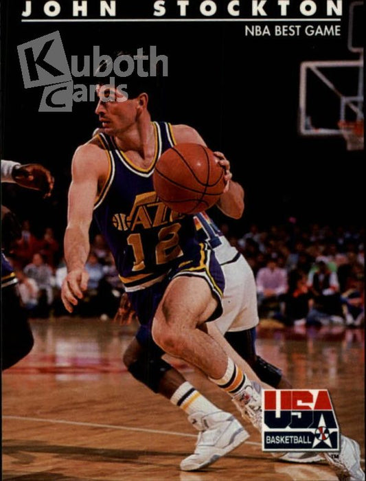 NBA 1992 SkyBox USA - No 85 - John Stockton