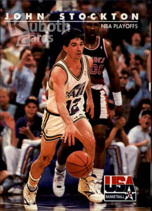NBA 1992 SkyBox USA - No 87 - John Stockton