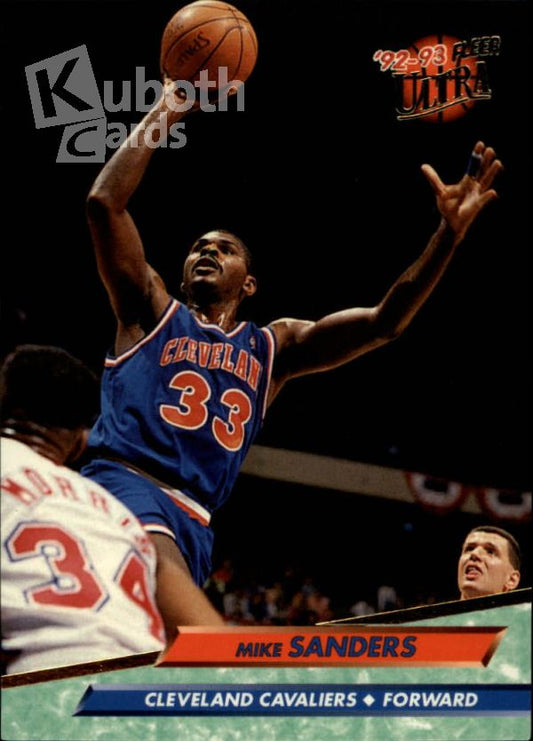 NBA 1992-93 Ultra - No 39 - Mike Sanders