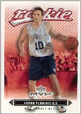 NBA 2003/04 Upper Deck MVP - No. 222 - Zoran Planinic