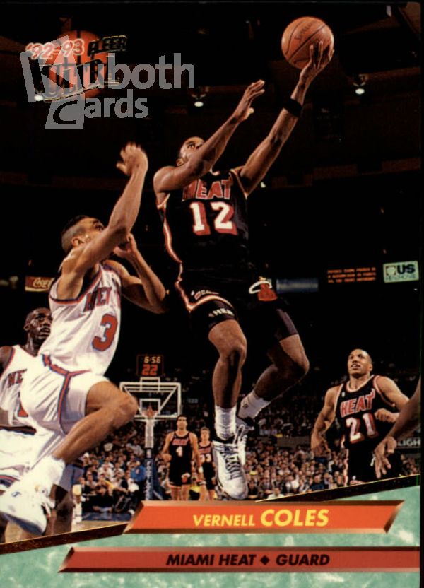 NBA 1992-93 Ultra - No 98 - Vernel Coles