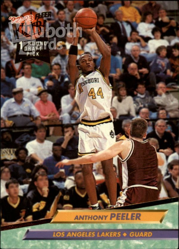 NBA 1992-93 Ultra - No 196 - Anthony Peeler