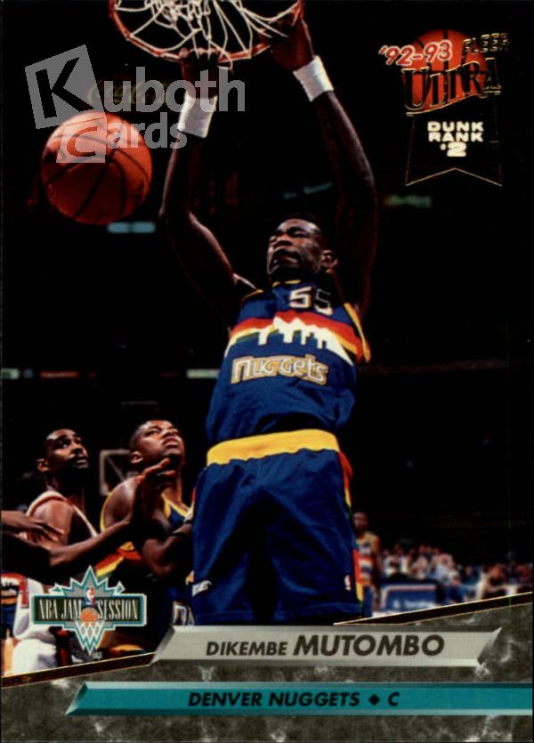 NBA 1992-93 Ultra - No 202 - Dikembe Mutombo