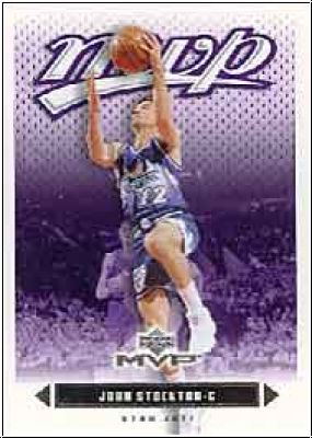 NBA 2003/04 Upper Deck MVP - No. 184 - John Stockton