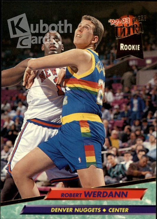 NBA 1992-93 Ultra - No 256 - Robert Werdann