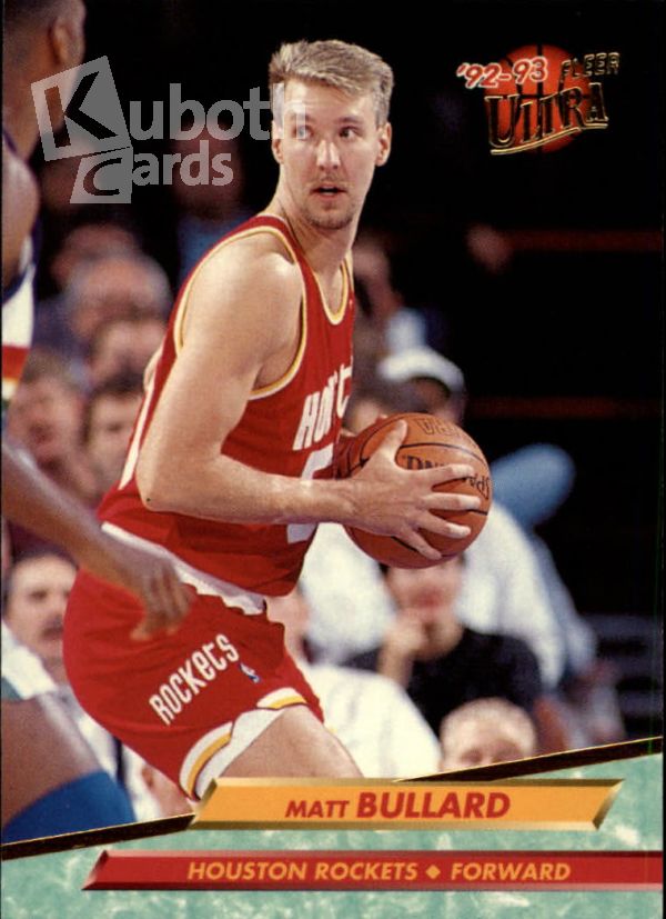 NBA 1992-93 Ultra - No. 268 - Matt Bullard