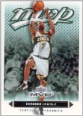 NBA 2003 / 04 Upper Deck MVP - No 170 - Rashard Lewis