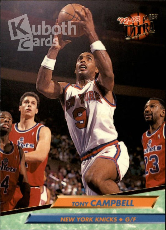 NBA 1992-93 Ultra - No 320 - Tony Campbell