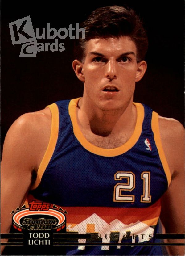 NBA 1992-93 Stadium Club - No. 28 - Todd Lichti