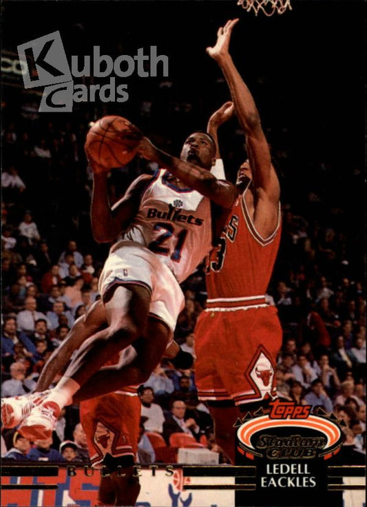 NBA 1992-93 Stadium Club - No. 37 - Ledell Eackles