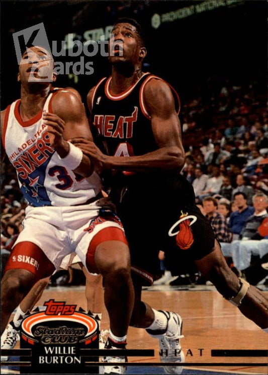 NBA 1992-93 Stadium Club - No 84 - Willie Burton